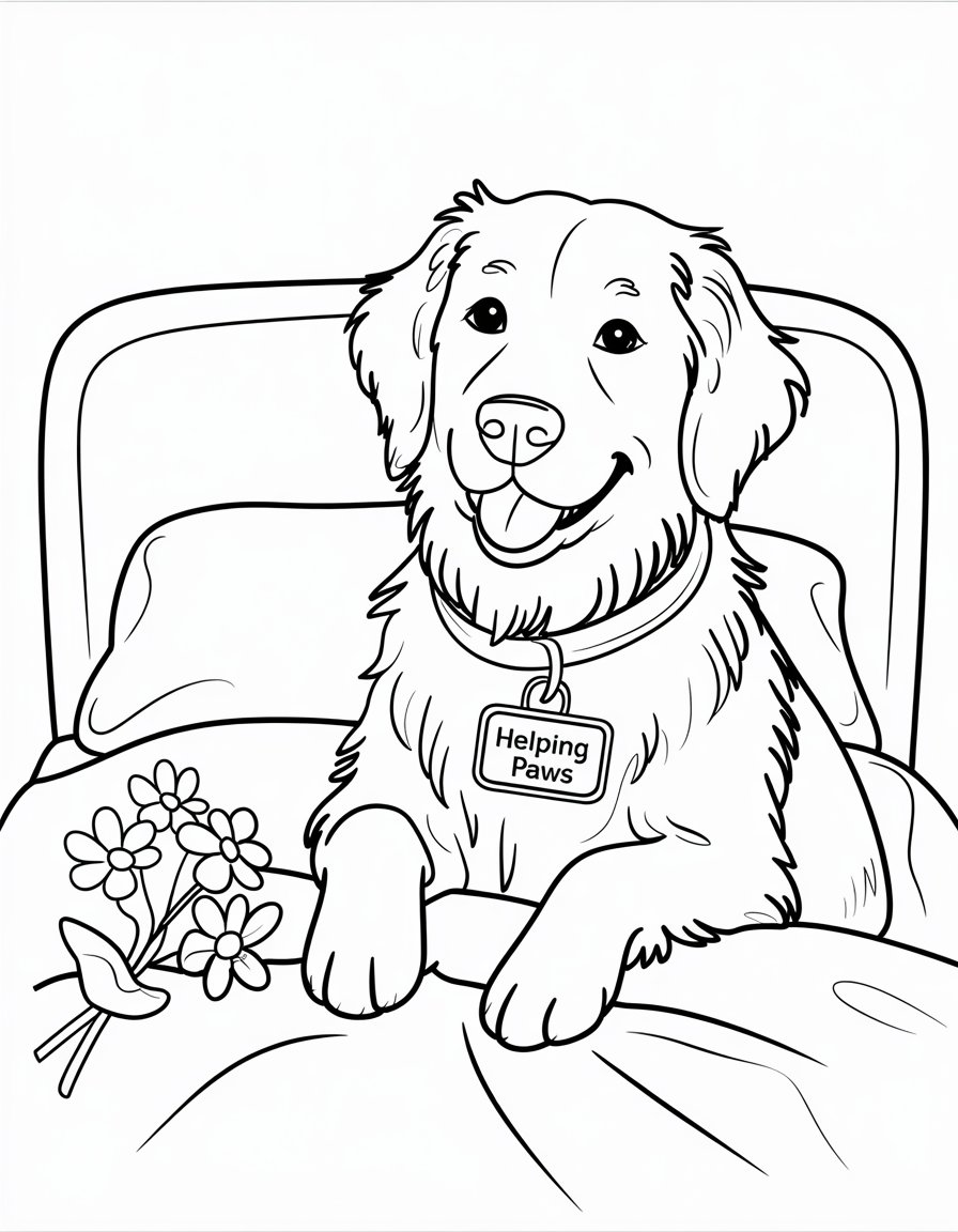 Therapy Dog Visit
